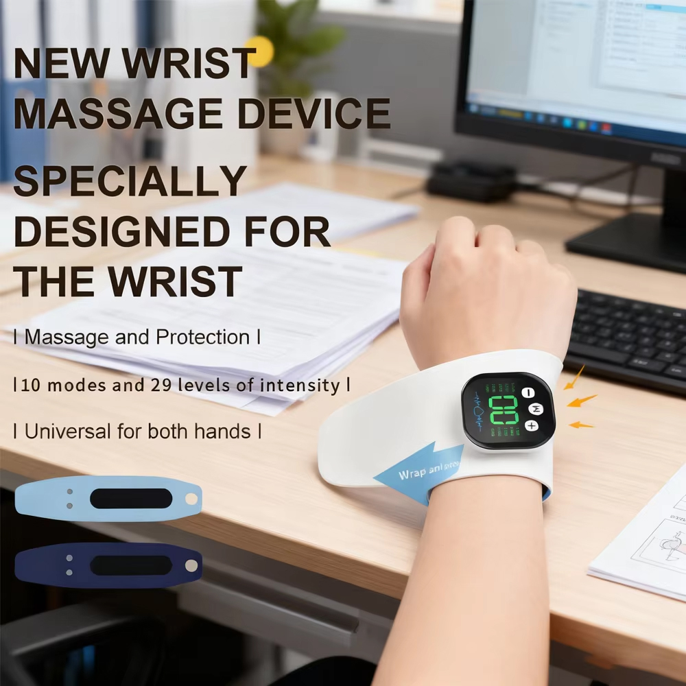 Wrist Wraps - เครื่องนวดมือไฟฟ้า EMS 10 โหมดการสั่นสะเทือน 29 ระดับการนวดมือ
