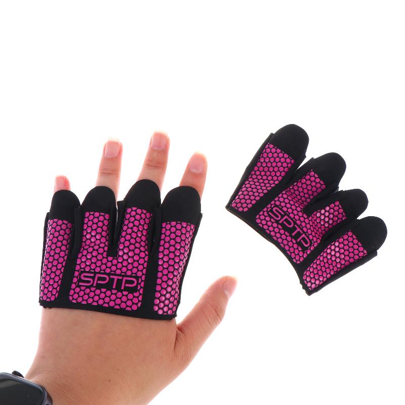 Weightlifting Gloves - 1 คู่ถุงมือฟิตเนสแบบครึ่งนิ้วสำหรับออกกำลังกายผู้ชายผู้หญิงถุงมือยกน้ำหนักเพาะกายอุปกรณ์ป้องกันมือ