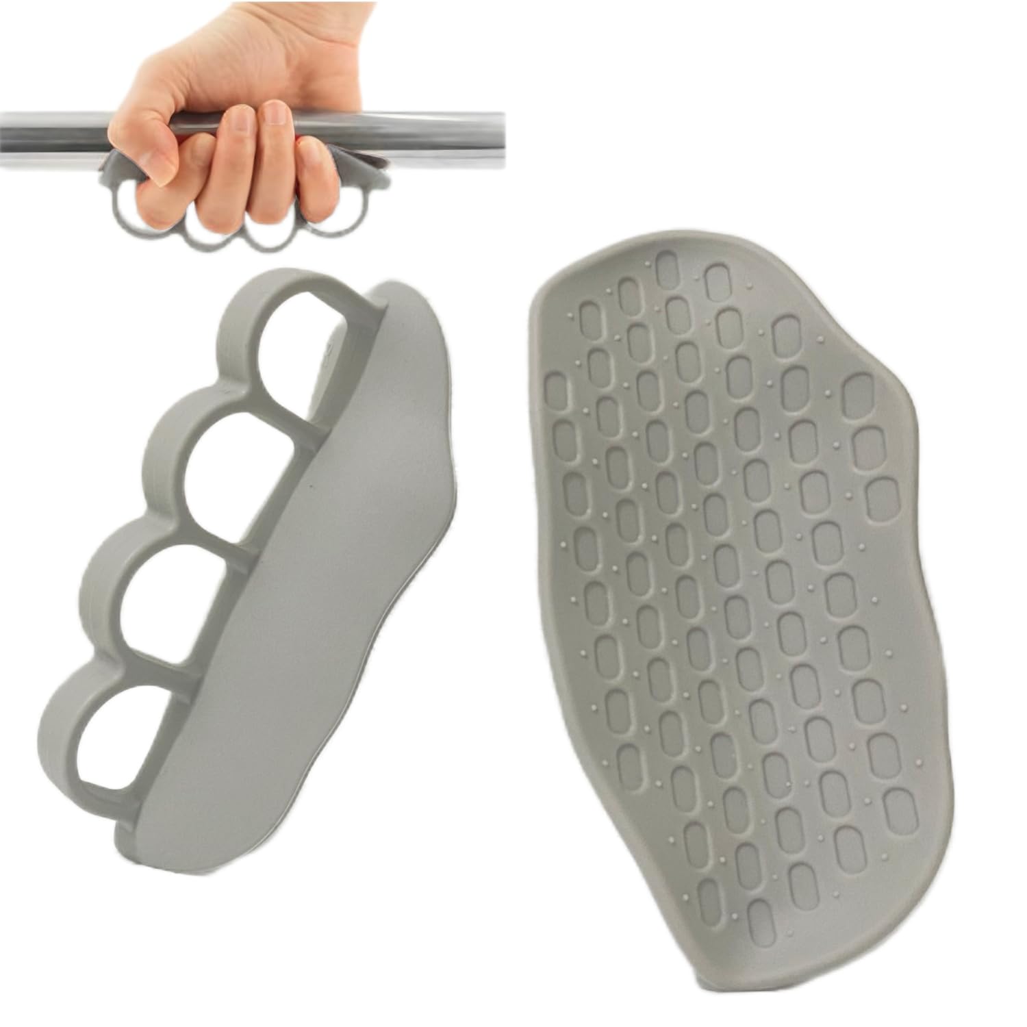 Weightlifting Gloves - ที่จับกันลื่นแบบอัพเกรดสำหรับยกน้ำหนัก ดึงข้อ ออกกำลังกายในยิม ที่ครอบมือยางตามหลักสรีรศาสตร์ ที่เสริมความแข็งแรงในการจับ ถุงมือจับ