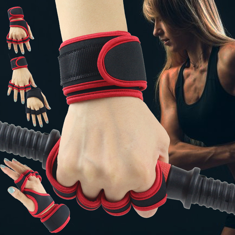 ฟิตเนสผู้ชายผู้หญิงถุงมือยิมยก - Weightlifting Gloves บทวิจารณ์และราคา
