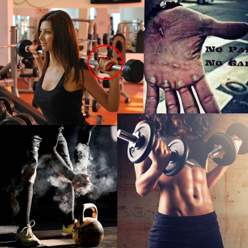 ฟิตเนสผู้ชายผู้หญิงถุงมือยิมยก - Weightlifting Gloves บทวิจารณ์และราคา