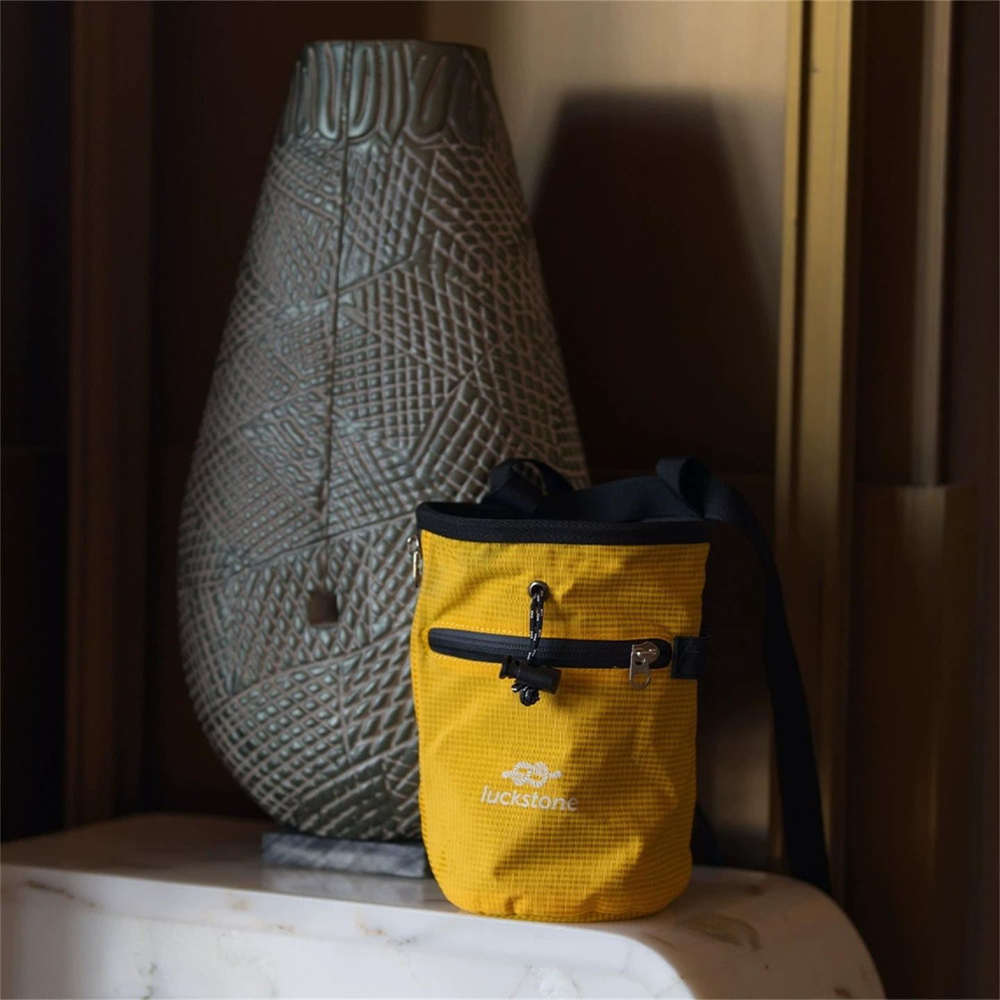 ถุงใส่ชอล์กปีนผาแบบแขวนเอว 5 ช - Chalk Bag บทวิจารณ์และราคา