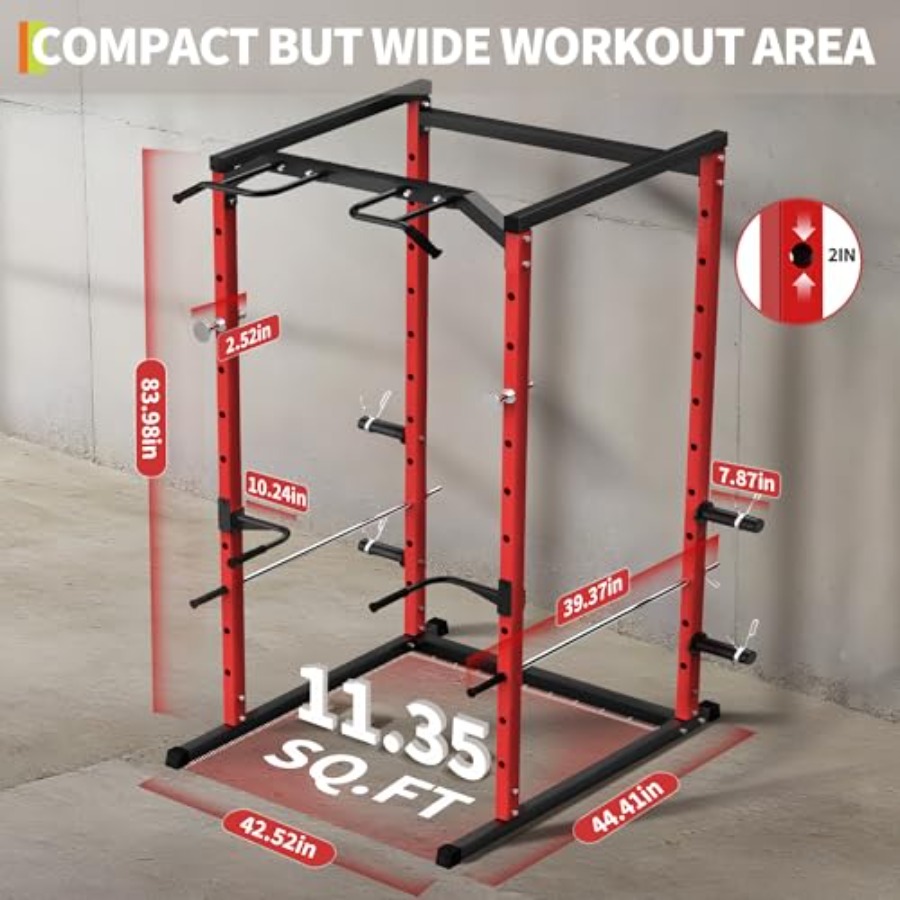 กรงยกน้ำหนักแบบ Heavy-Duty พร้ - Pull Up Bar บทวิจารณ์และราคา