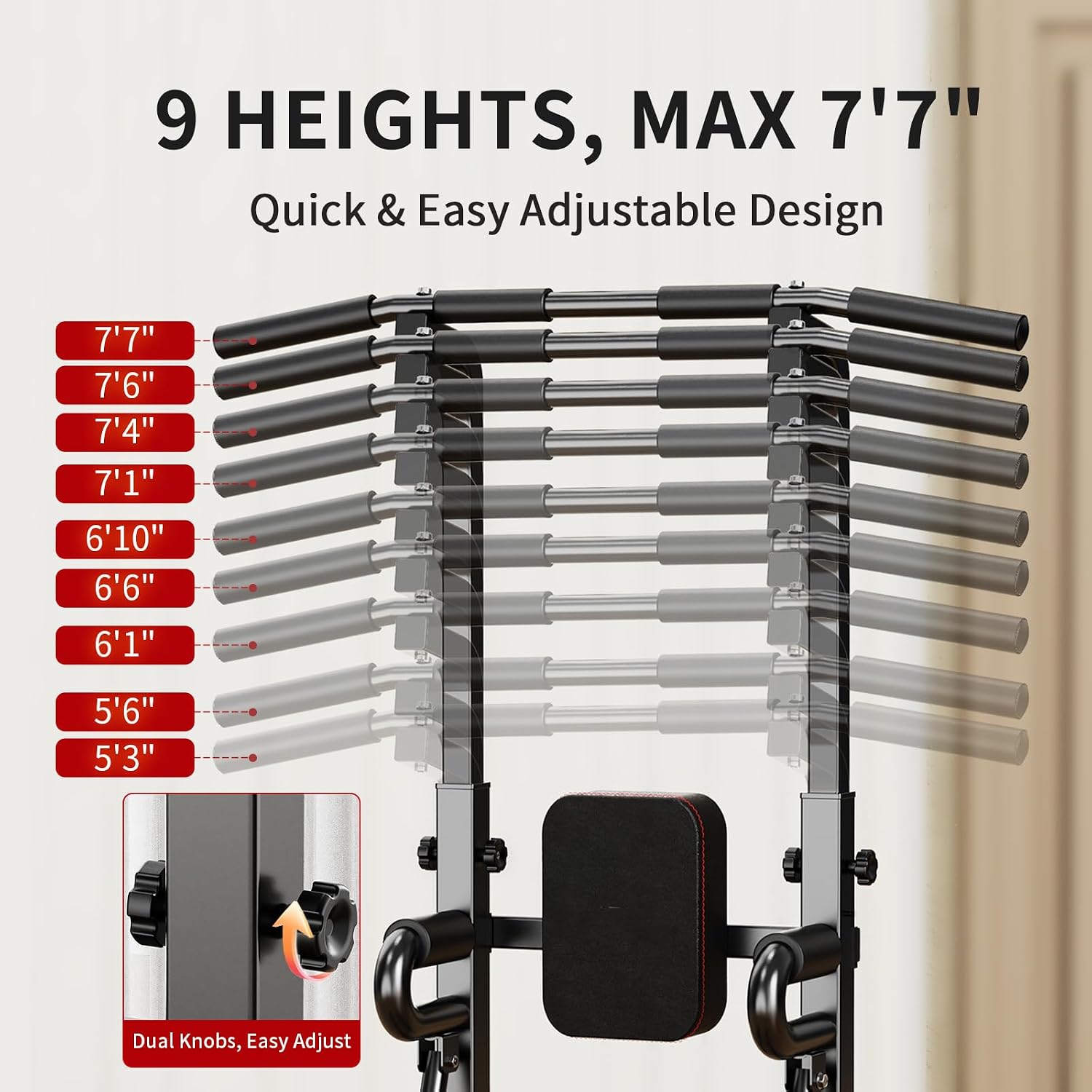 แท่นบาร์โหนแบบพาวเวอร์ทาวเวอร์ - Pull Up Bar บทวิจารณ์และราคา