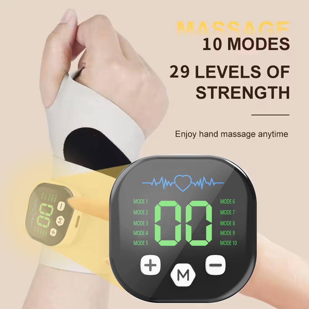 เครื่องนวดมือไฟฟ้า EMS 10 โหมด - Wrist Wraps บทวิจารณ์และราคา