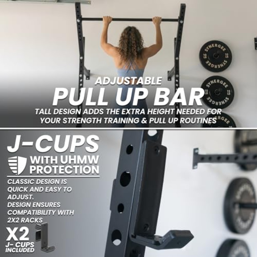 แร็คสควอทติดผนังสำหรับใช้ในยิม - Pull Up Bar บทวิจารณ์และราคา