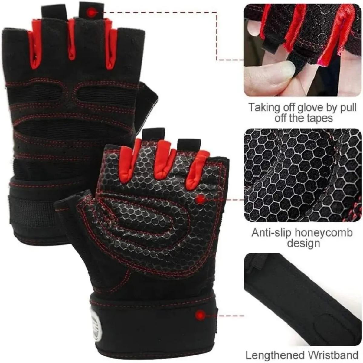 ถุงมือออกกำลังกายสำหรับผู้ชายผ - Weightlifting Gloves บทวิจารณ์และราคา
