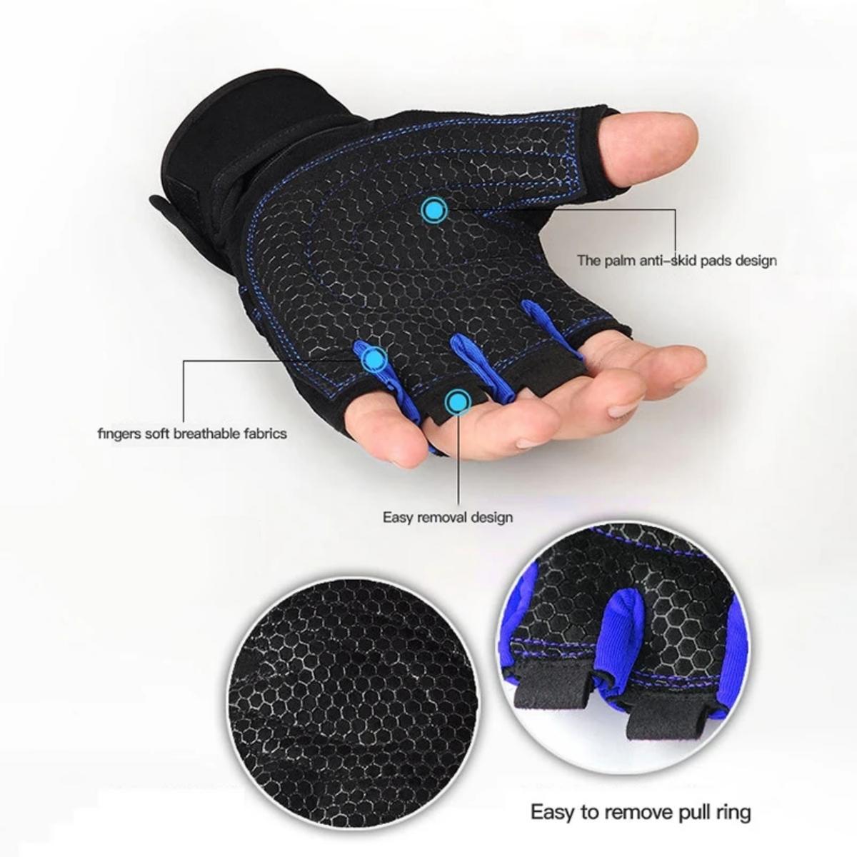 ถุงมือออกกำลังกายสำหรับผู้ชายผ - Weightlifting Gloves บทวิจารณ์และราคา
