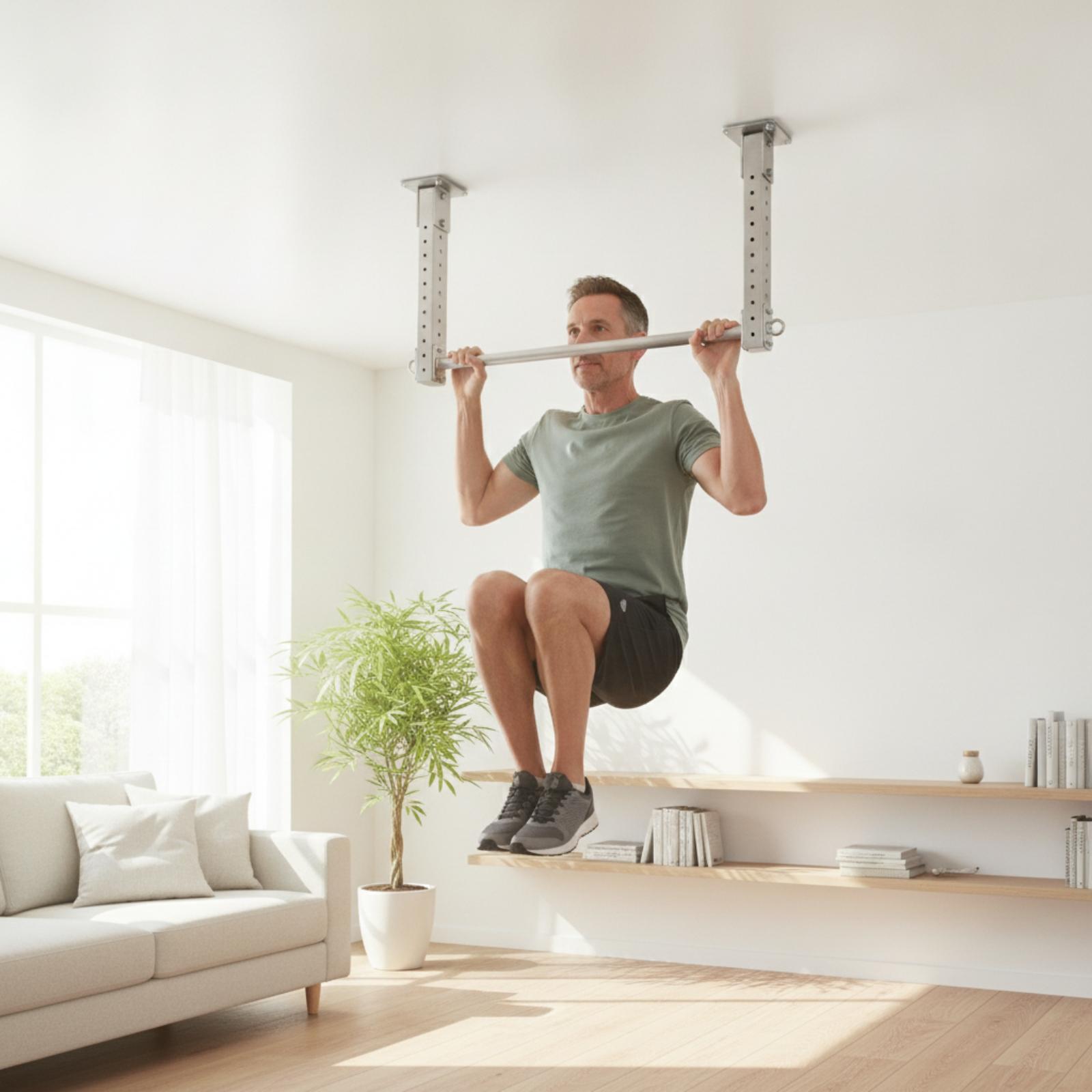 ราวดึงข้อแบบปรับได้สำหรับติดเพ - Pull Up Bar บทวิจารณ์และราคา