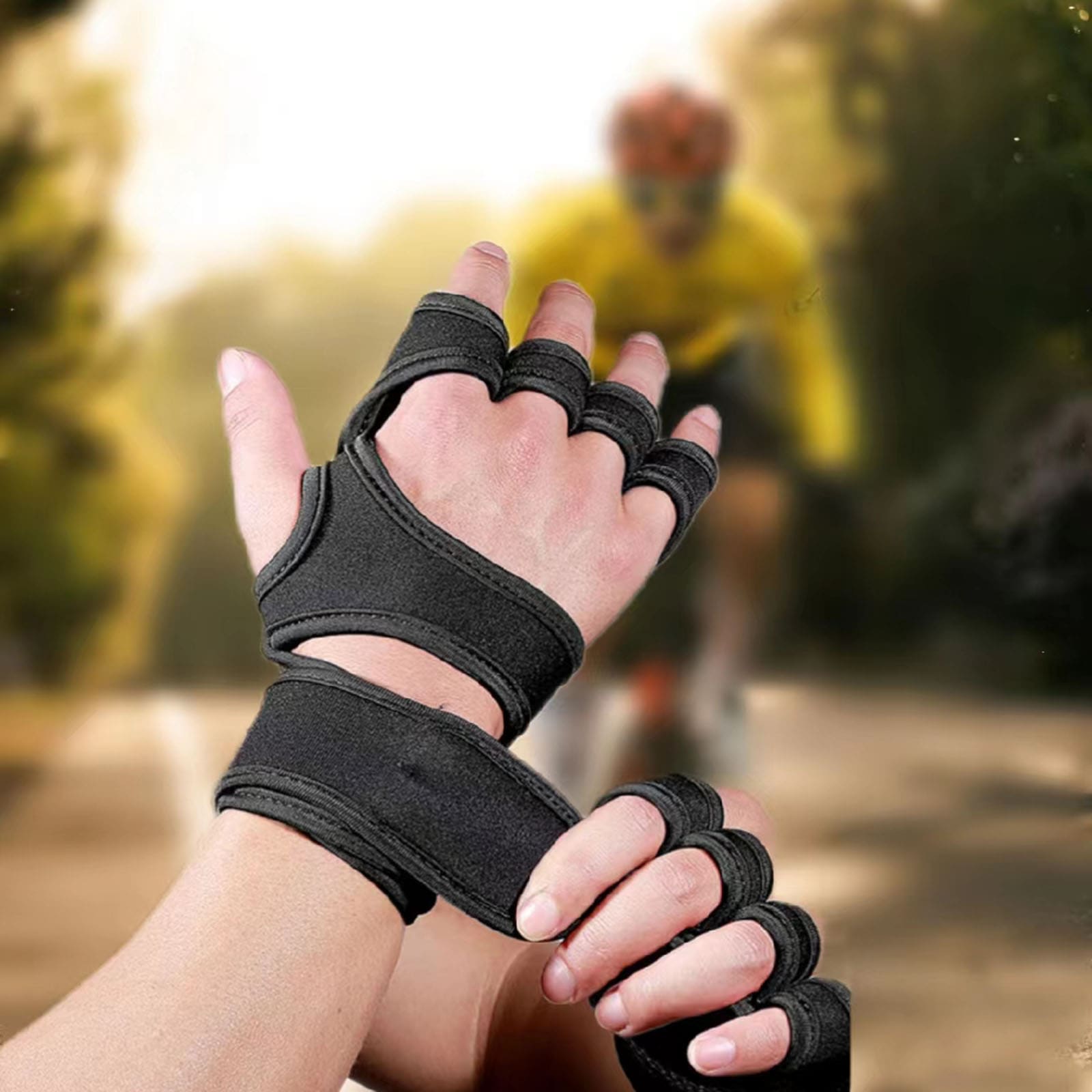 ถุงมือปั่นจักรยานแบบสปอร์ต 1 ค - Weightlifting Gloves บทวิจารณ์และราคา