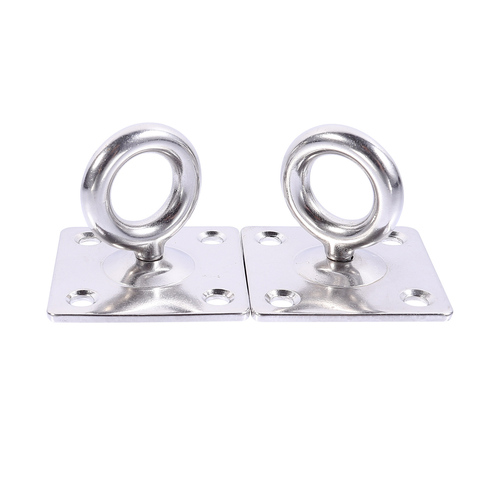 2 ชิ้น ชุดตะขอแขวนเพดานสแตนเลส - Gymnastic Ring บทวิจารณ์และราคา