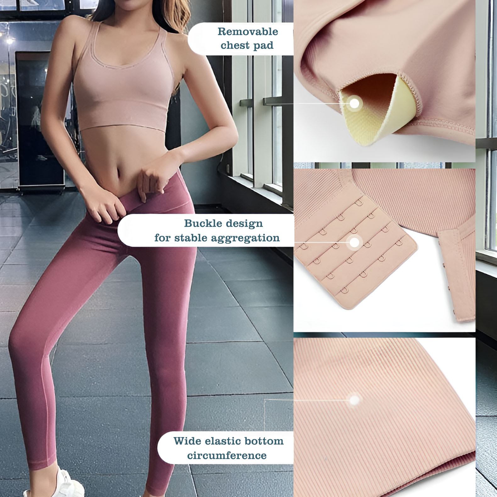 เสื้อชั้นในกีฬาแบบไขว้หลังสำหร - Gymnastic Ring บทวิจารณ์และราคา