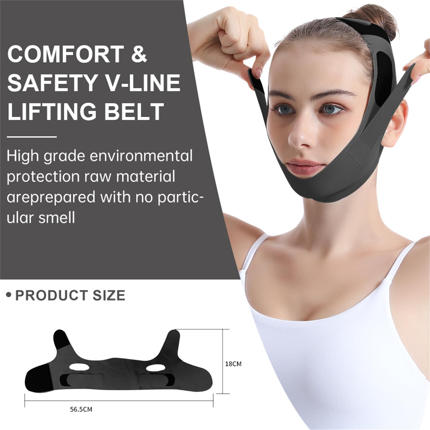 เทปยกกระชับใบหน้า สายรัดคางสำห - Lifting Belt บทวิจารณ์และราคา